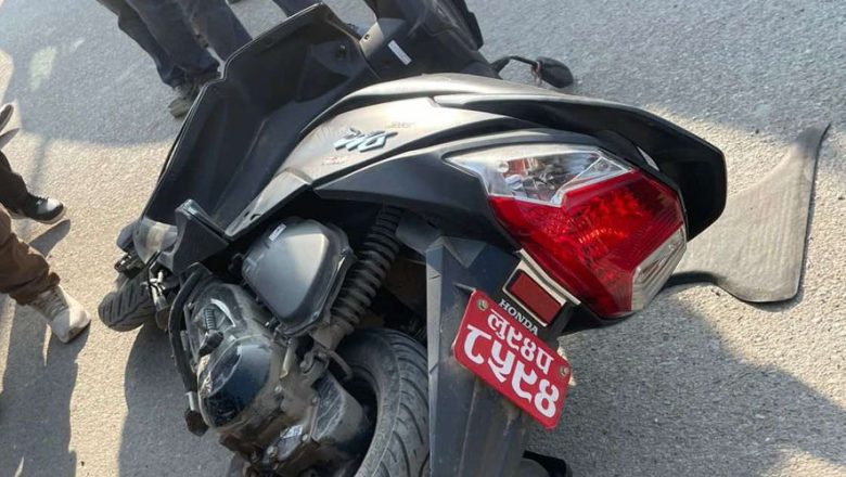 बुटवलमा ट्रकको ठक्करबाट स्कुटर चालकको मृत्यु