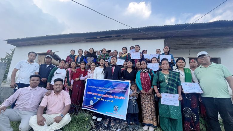 महिलाहरुको लागी भाषणकला तालिम सम्पन्न