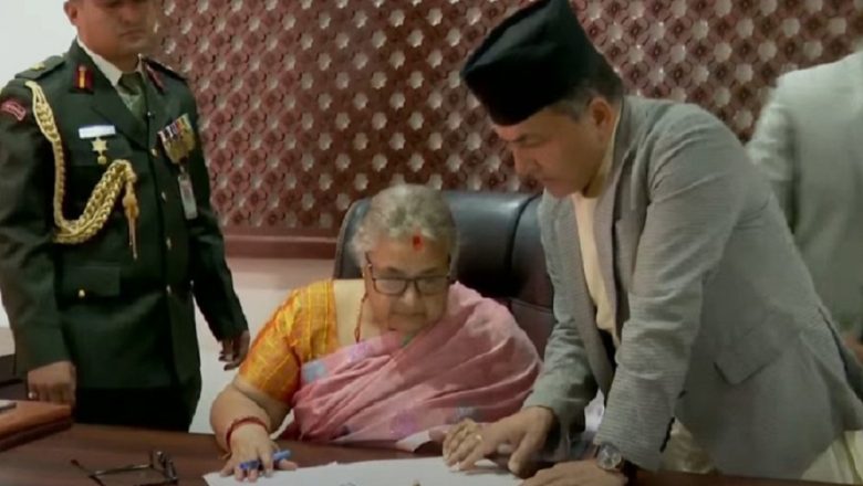 प्रधानमन्त्री कार्कीद्धारा पदभार ग्रहण