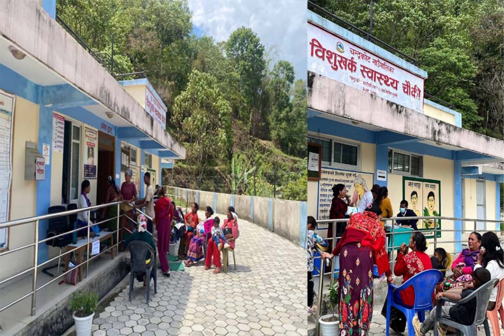 गुल्मीको बिशूखर्क स्वास्थ्य चौकीमा निःशुल्क स्वास्थ्य शिविर सम्पन्न